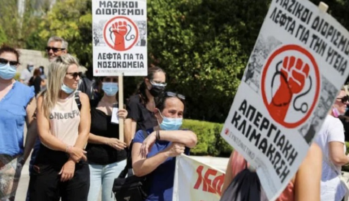 Griekenland-protest-gezondheidswerkers