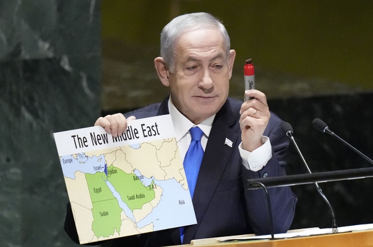 Netanyahu new middle east