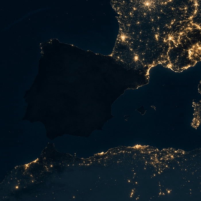 spanje donker