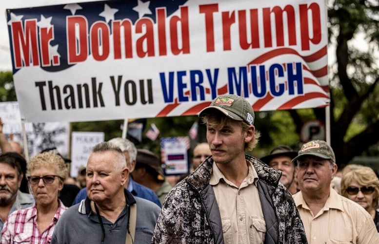 trump boeren za